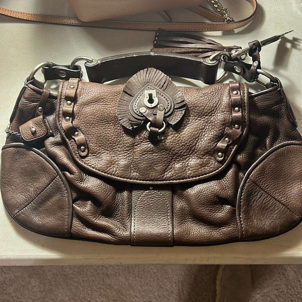 Small brown leather Juicy Couture